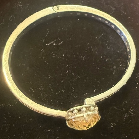 Brighton Silver cuff Gemstone bracelet - Picture 3 of 5